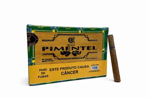 CHARUTO PIMENTEL NATURAL CAIXA C/50