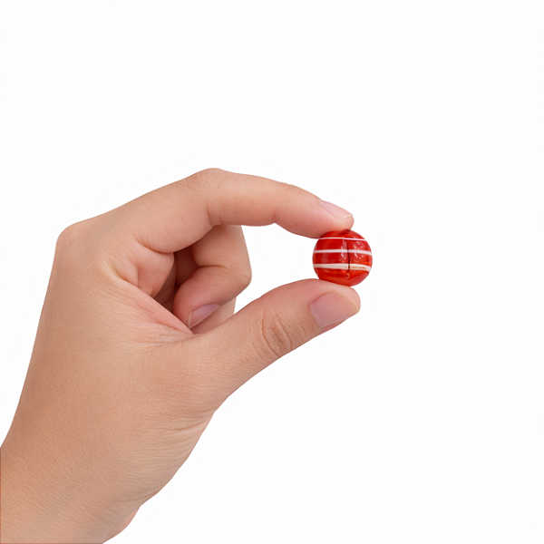 FIRMA PITANGA RAJADA VERMELHO E BRANCO OPACO