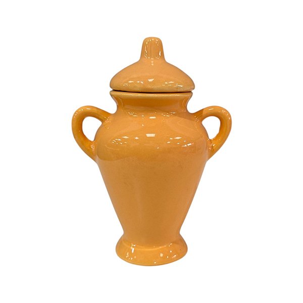 QUARTINHA DE LOUÇA AMARELA COM ASA 15