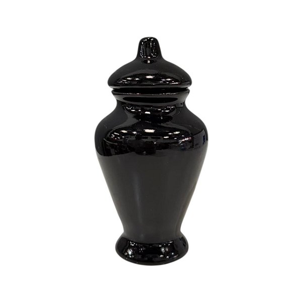 QUARTINHA DE LOUÇA PRETA SEM ASA 15