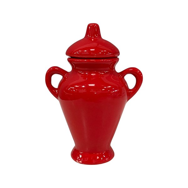 QUARTINHA DE LOUÇA VERMELHA COM ASA 15