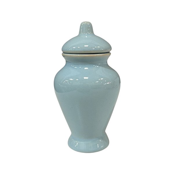 QUARTINHA DE LOUÇA AZUL CLARO SEM ASA 15