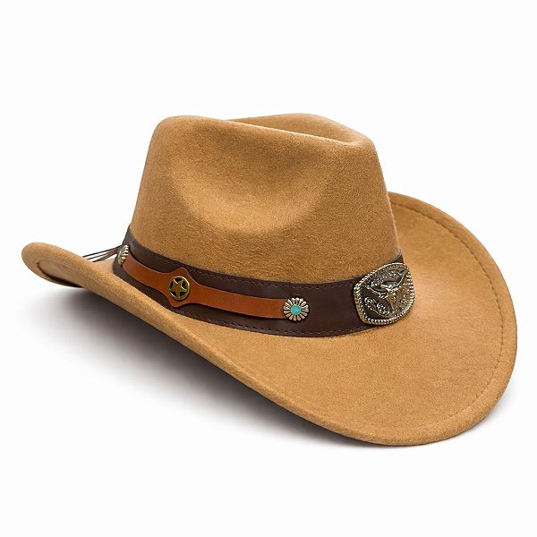CHAPÉU TEXAS CLARO - COWBOY