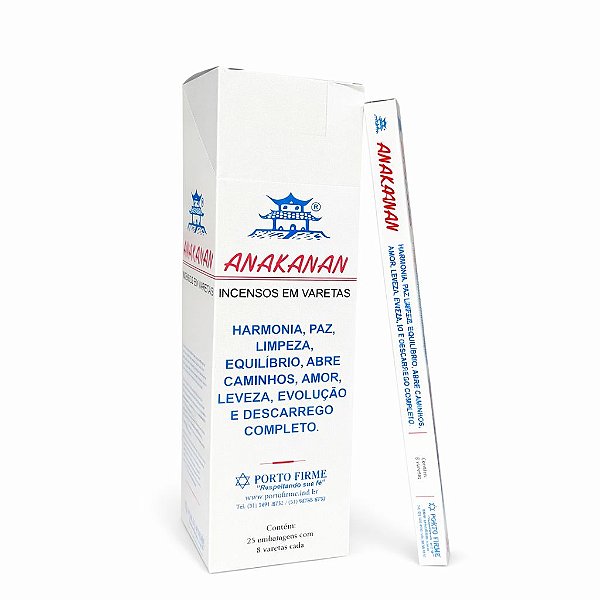 INCENSO BOX 25 UNIDADES - ANAKANAN