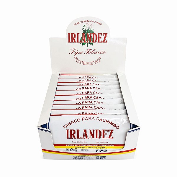 FUMO P/ CACHIMBO IRLANDEZ NATURAL 45G - DISPLAY 10 UN