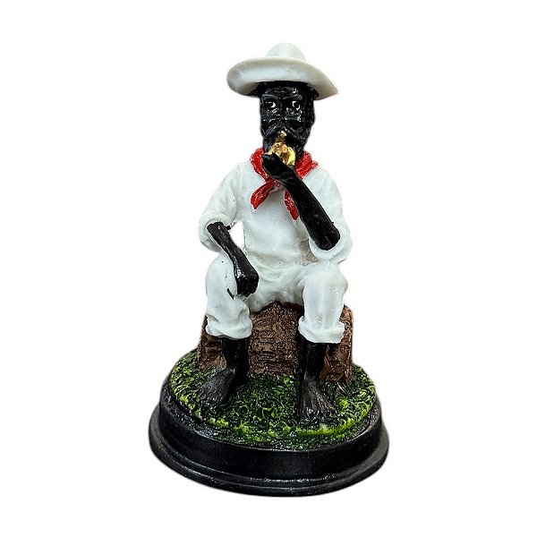 PRETO VELHO PADRÃO 15 CM EM RESINA