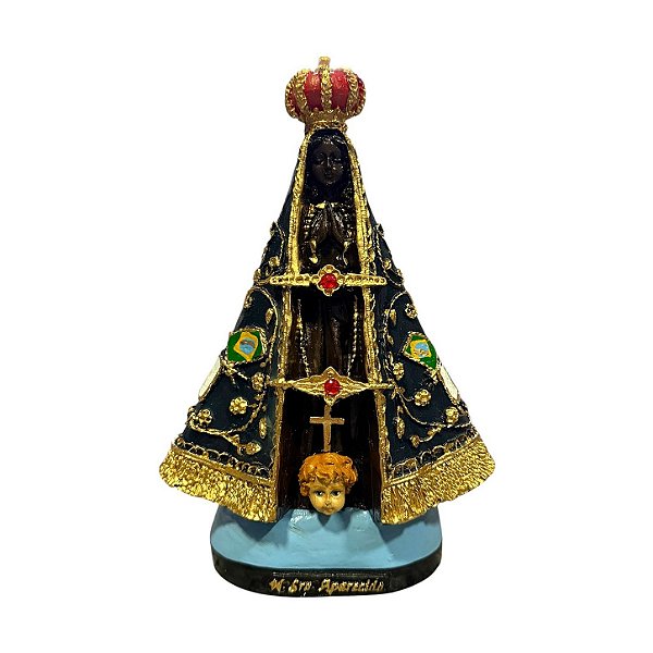 IMAGEM EM RESINA 21 CM SRA APARECIDA