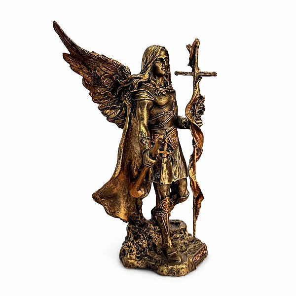IMAGEM EM RESINA ANJO GABRIEL 22 CM