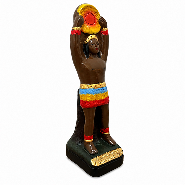 IMAGEM DE GESSO CAB. GIRASSOL 20CM