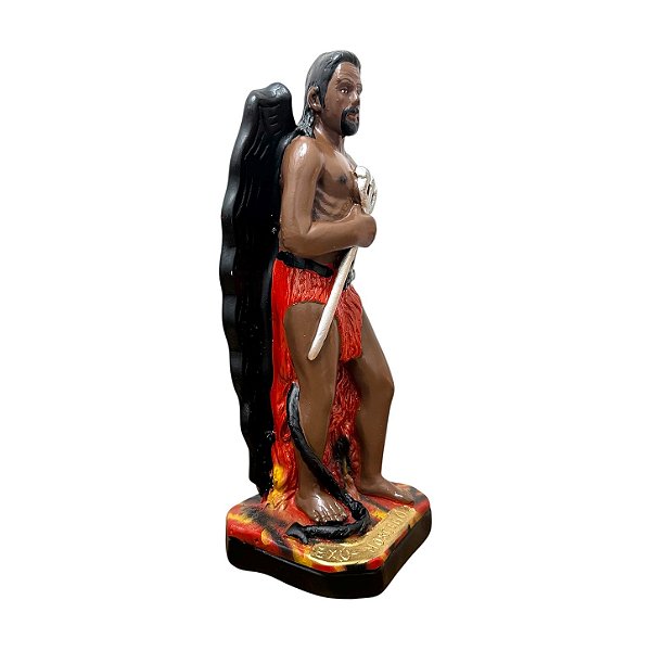 IMAGEM DE GESSO EXÚ MORCEGO 20CM