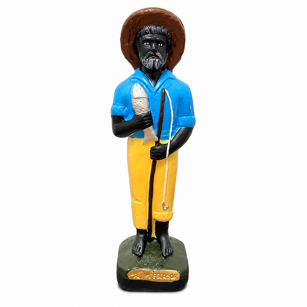 IMAGEM DE GESSO MARTIN PESCADOR 20CM