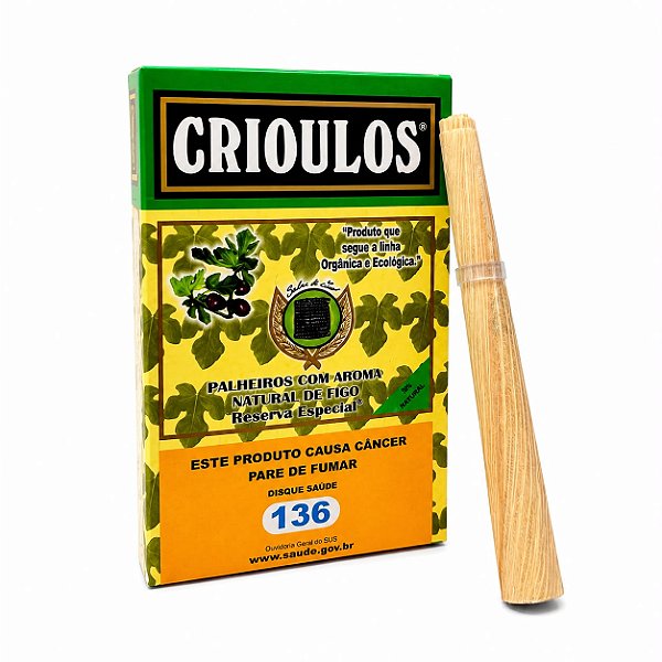 CIGARRO DE PALHA CRIOULOS AROMA DE FIGO