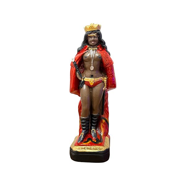 IMAGEM DE GESSO POMBA GIRA 7 ENCRUZILHADAS 20 CM
