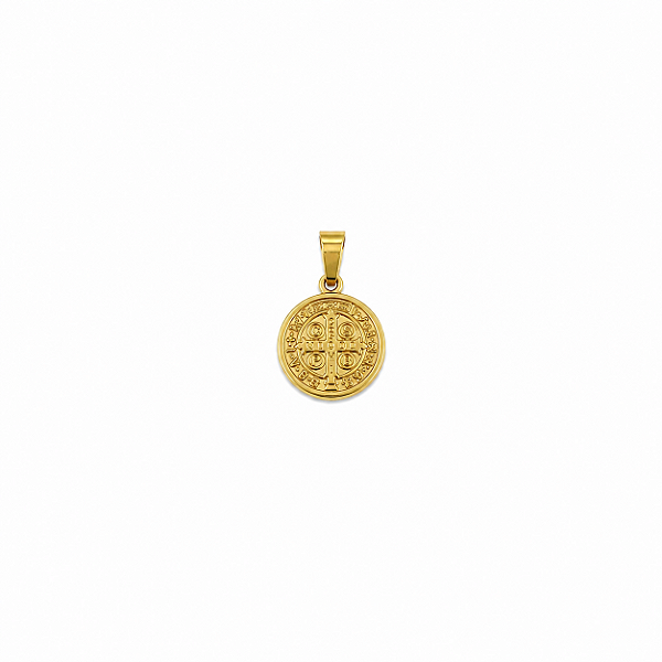 PINGENTE SÃO BENTO DOURADO 1UN