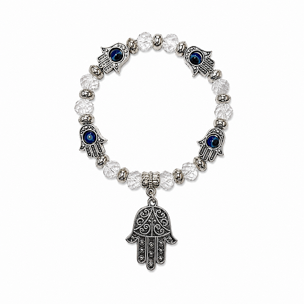 PULSEIRA OLHO GREGO PRATA