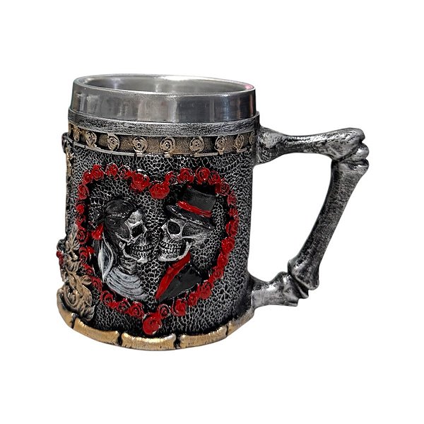 CANECA CASAL DE CAVEIRAS