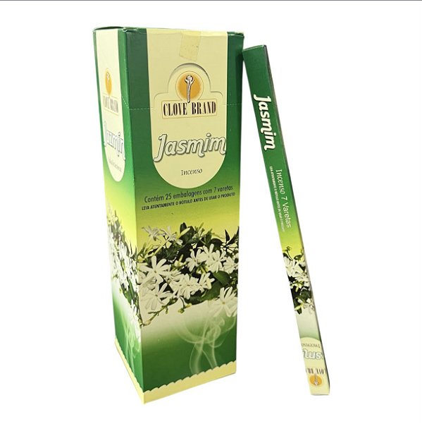 INCENSO VARETA - JASMIM BOX C/ 25UN