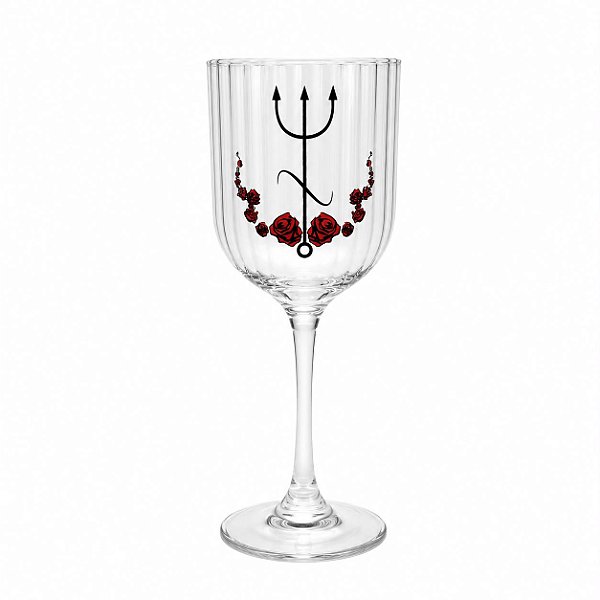 TAÇA DE VIDRO MARIA PADILHA - VINHO