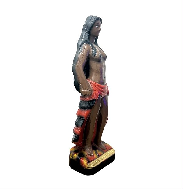 IMAGEM EM GESSO POMBA GIRA 7 ENCRUZILHADAS 20CM