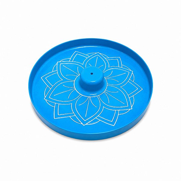 SUPORTE PARA INCENSO MANDALA AZUL