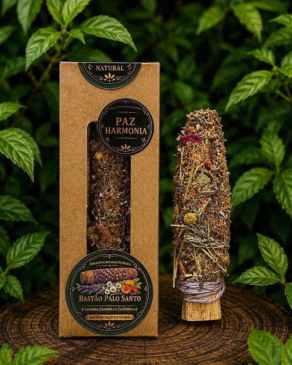 BASTÃO DE PALO SANTO PAZ E HARMONIA