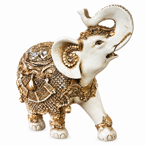 ELEFANTE DA SORTE PEQUENO BRANCO