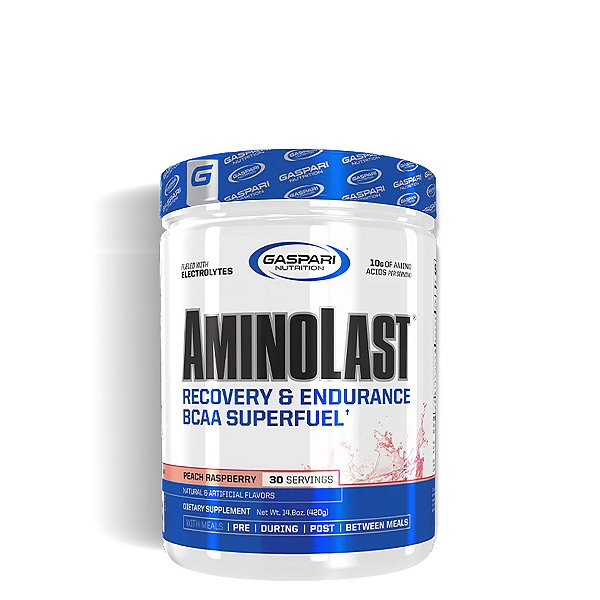 Gaspari Nutrition Aminolast BCAA Aminoácidos 420 gr Peach Pessego