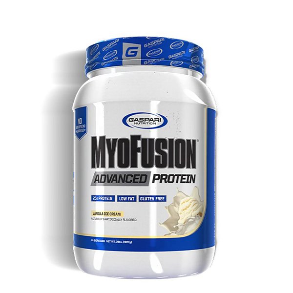 Gaspari Nutrition Myofusion Proteína Whey Protein 908gr Baunilha