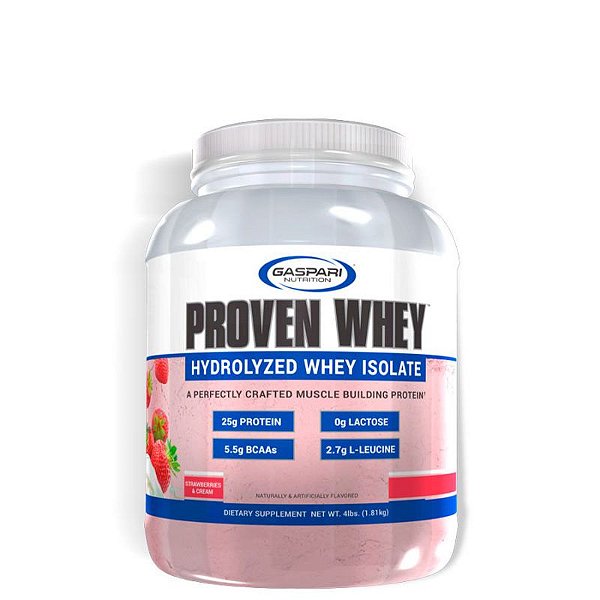 Gaspari Nutrition PROVEN WHEY 4LBS/1810G  STRAWBERRY & CREAM