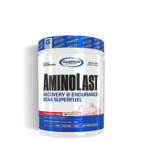 Gaspari Nutrition Aminolast BCAA Aminoácidos 420 gr Strawberry Morango