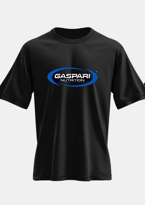 Camiseta TShirt Prime Gaspari Nutrition Preta