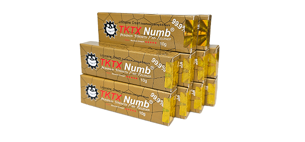 10 x TKTX Numb GOLD 99.9%