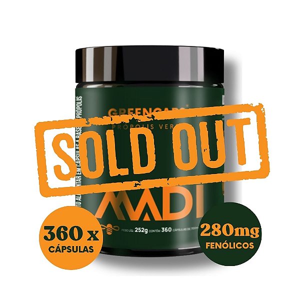 Greencaps: Própolis Verde em Cápsulas Superconcentradas 280mg - GreenCaps+ 360un