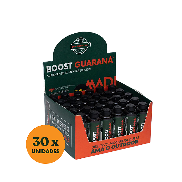 Pré-treino Guaraná Natural 20ml x 30un