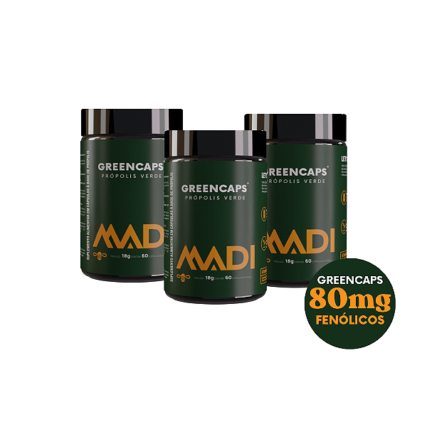 COMBO PRÓPOLIS VERDE - GREENCAPS 180 CÁPSULAS