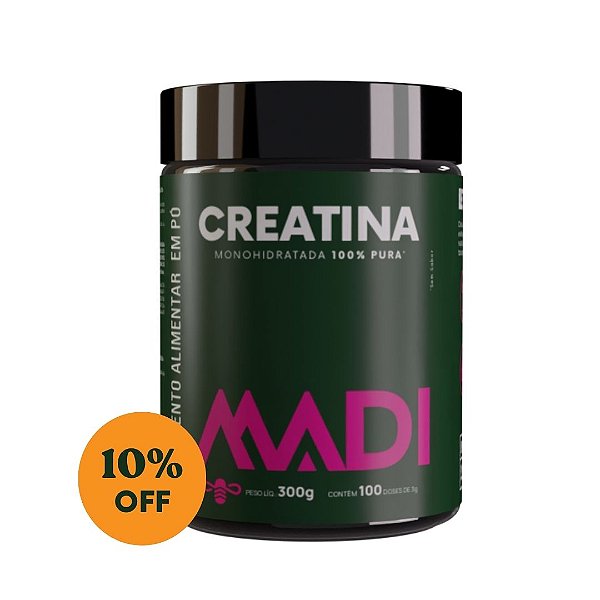 ​​Creatina 100% Pura Monohidratada MADI 300g