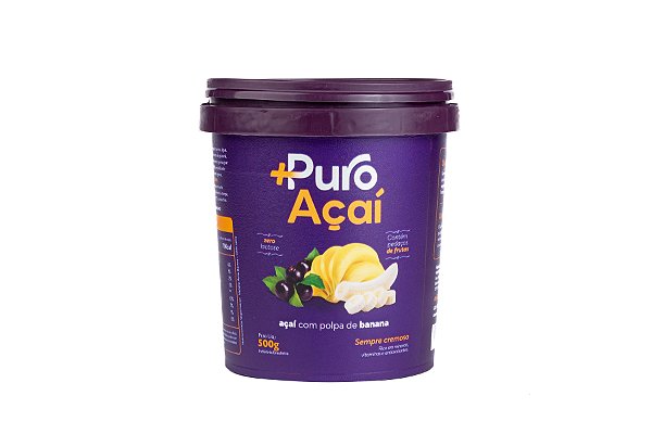 +PURO AÇAÍ COM BANANA 500 ML CX 6 UN