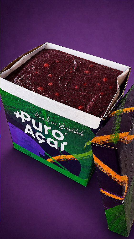 + PURO AÇAÍ COM CREME DE MORANGO 10L