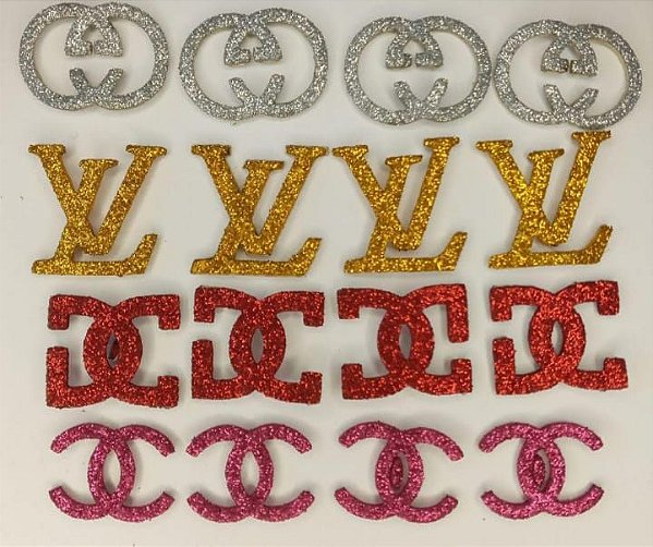 Adesivo marcas famosas c/40