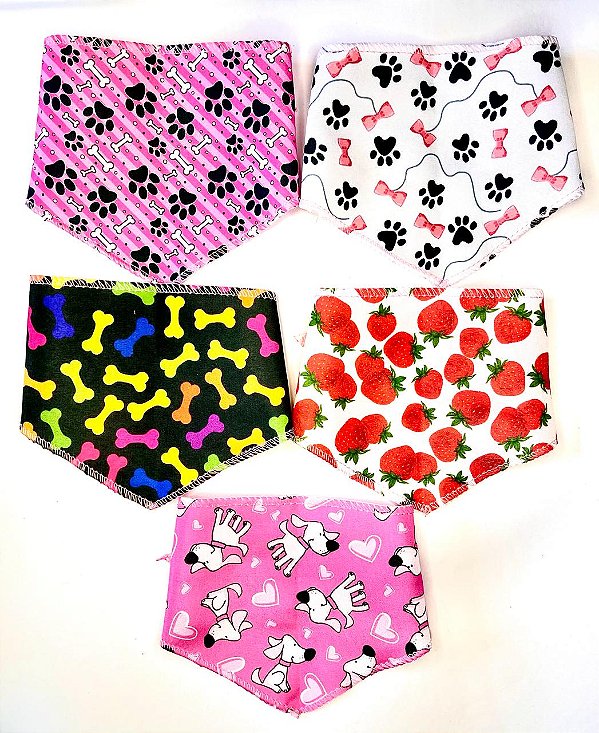 Bandana PP fêmea tecido c/10 unidades