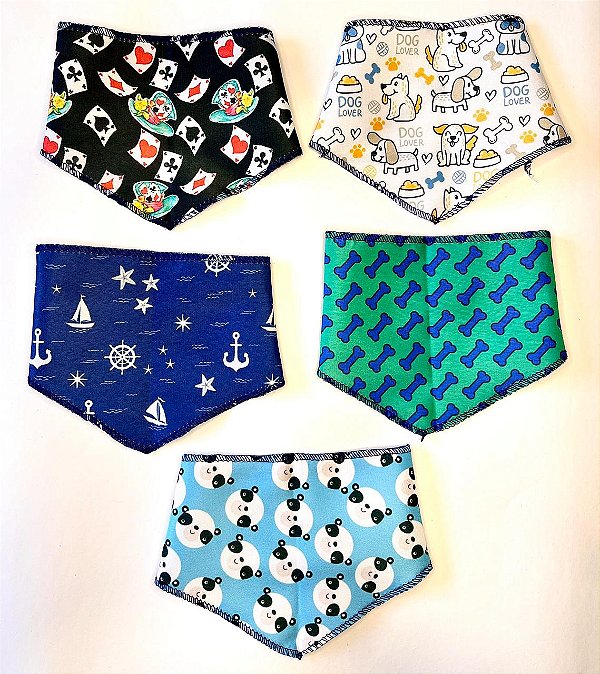 Bandana P macho tecido c/10 unidades