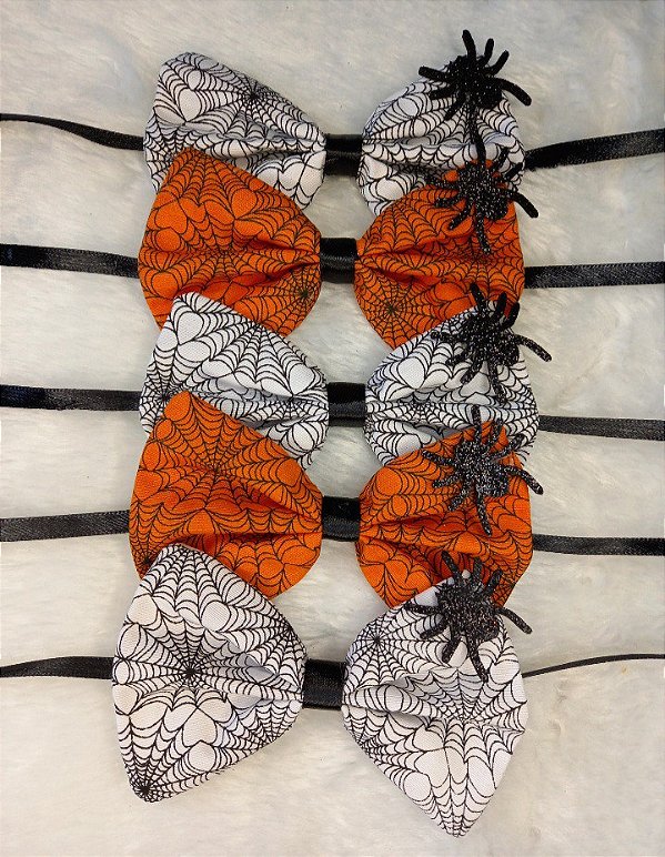 Gravata borboleta halloween M c/5