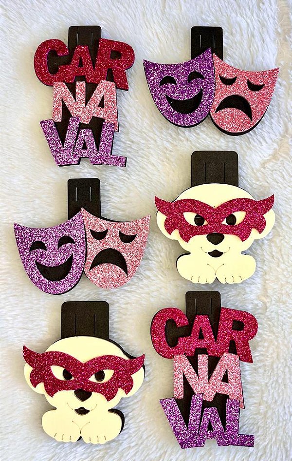 Enfeite carnaval EVA sortidos c/6