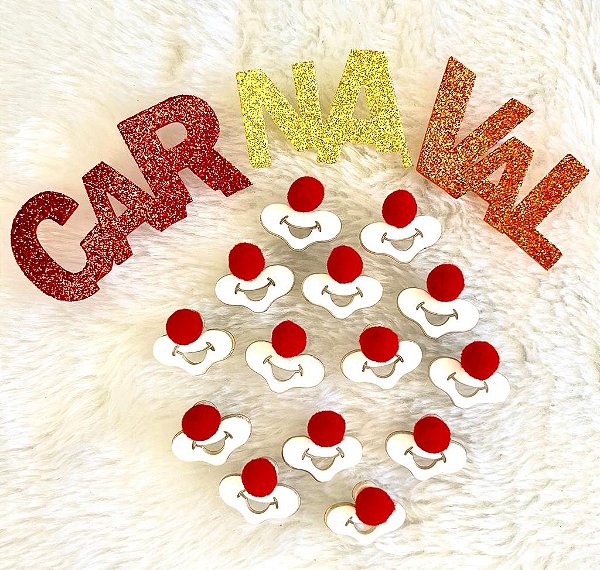 Adesivos carnaval palhaço c/10