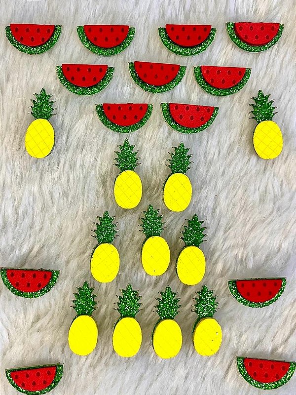 Adesivo frutas c/10