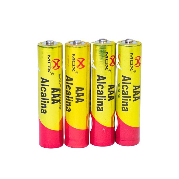 Pilha Alkalina Mox MO-AAAC4ALK (Cartela C/ 4 PCS)