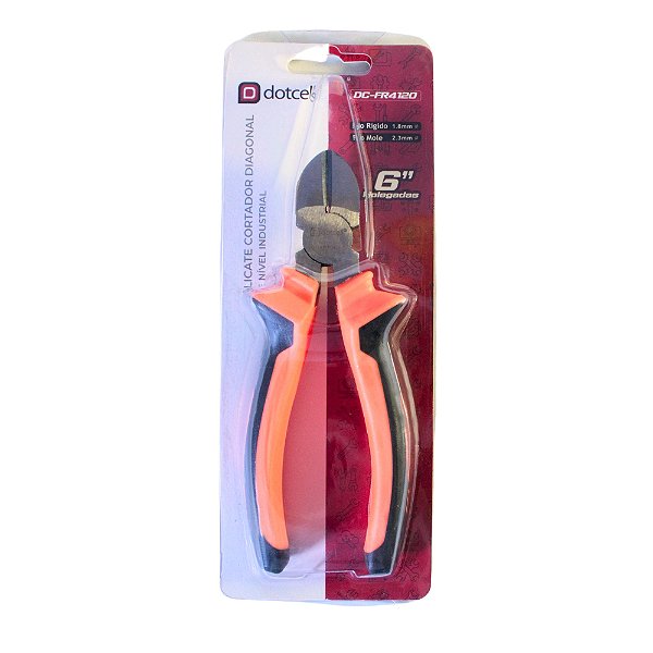 Alicate Cortador Diagonal (Nível Industrial) 6''Pol. - DC-FR4120