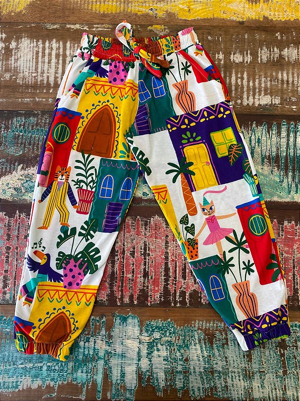 Calça Casinhas