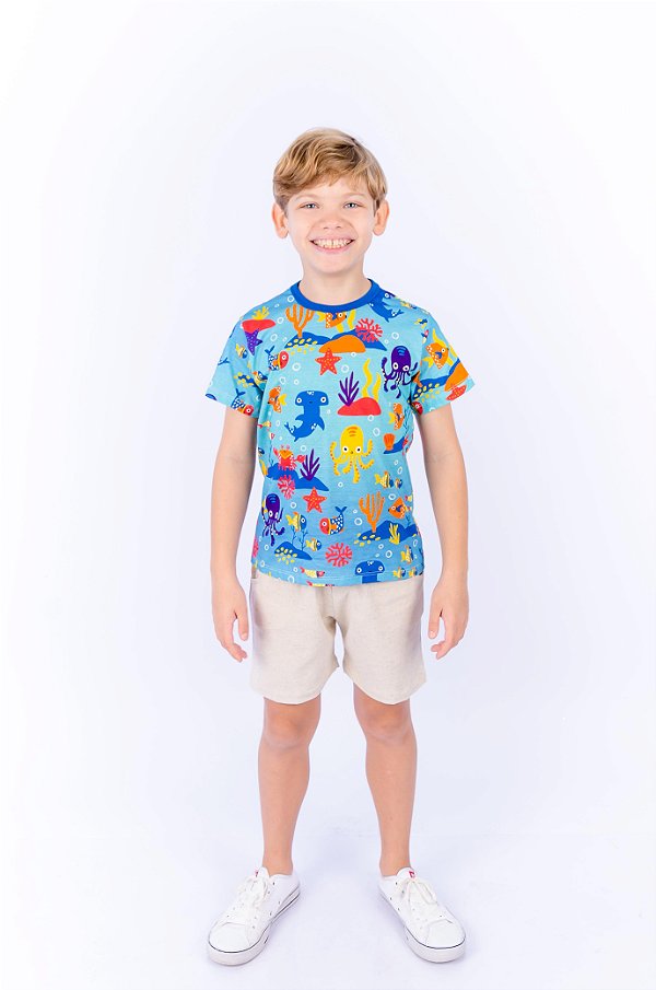 T-Shirt Fundo do Mar