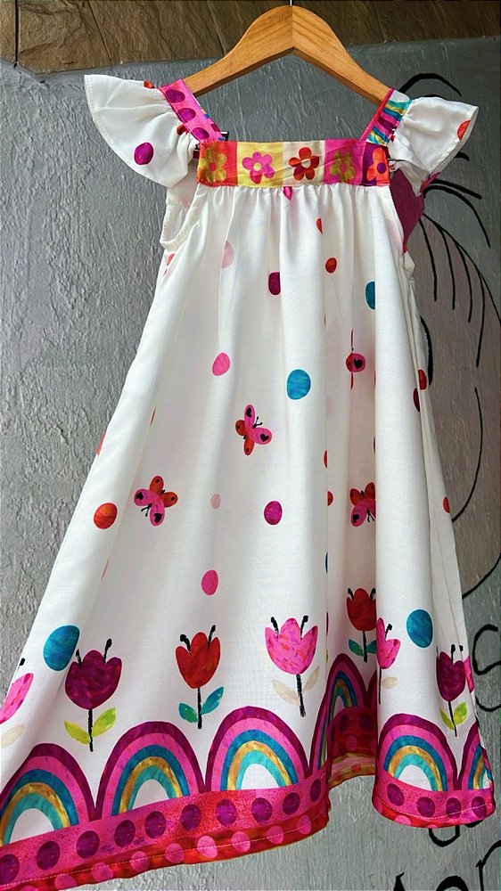 Vestido Floral Branco